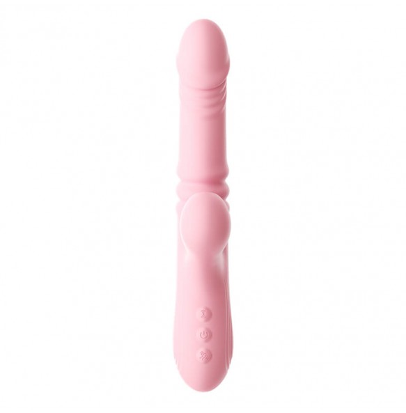 MizzZee - Joyful Suction Retractable Warming Wand (Chargeable - Pink)